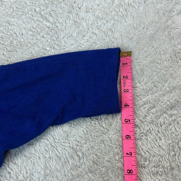 Vintage 80s Blondie and Me bluish purple peplum skirt suit set, size 7 - Picture 7 of 12